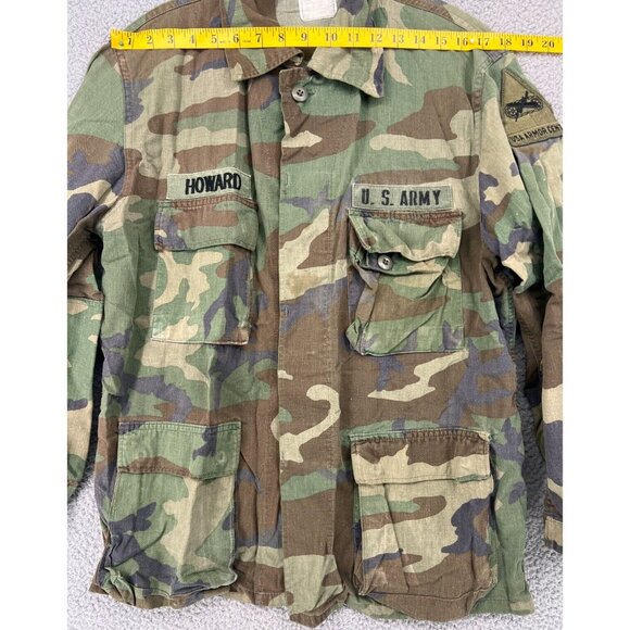 Army Men’s Hot Weather Woodland Camouflage Pattern Combat Coat Size N/A - Picture 8 of 16